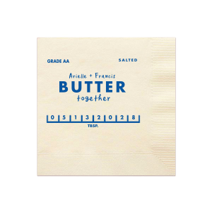 Butter Together Napkin Dinner Napkin (Foil)