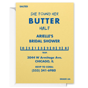 Butter Together Invite