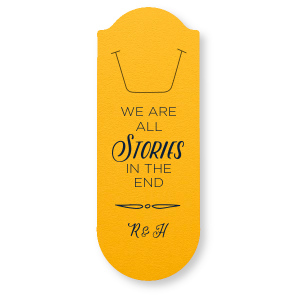 Mark your place in life's narrative with the We are All Stories Bookmark, echoing a profound quote with space for your chapter's title. It's a literary nod to life's unfolding tale, perfect for bibliophiles and life enthusiasts alike.