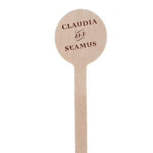 Our beautiful custom Shiny Merlot Rectangle Stir Stick with Shiny Merlot Foil will give your party the personalized touch every host desires.