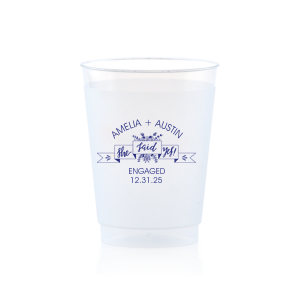 The She Said Yes Cup is perfect for use in Wedding, Engagement and Bridal Shower themed parties and are a must-have for your next event—whatever the celebration!