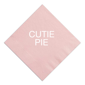 ForYourParty's personalized Candy Pink Cocktail Napkin with Shiny Fuchsia Foil will impress guests like no other. Make this party unforgettable.