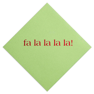 ForYourParty's elegant Lime Cocktail Napkin with Shiny Convertible Red Foil will look fabulous with your unique touch. Your guests will agree!