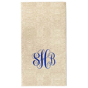 Embrace sophistication with the Fancy Flourish Monogram Napkin, where intertwined initials become art amidst swirls and elegant flourishes. This elegant design offers a bold, personalized statement, perfect for adding a luxurious touch to any event. 