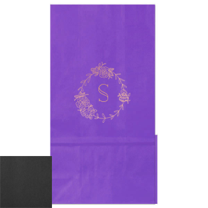 The Romantic Peony Frame Monogram Bag elegantly captures the essence of joy and romance. A wreath of lush peonies and greenery forms a delicate frame, encircling the celebrant's initial in a graceful display. This design exudes elegance, symbolizing happiness, prosperity, and a blissful union.