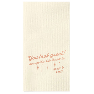 Groovy You Look Great Napkin