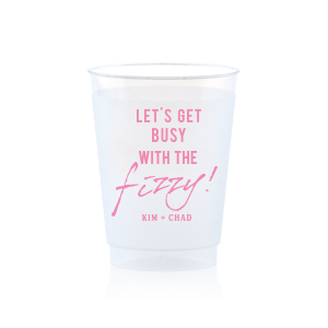Personalized 10 oz Frost Flex Cup with Matte Light Coral Ink will add that special attention to detail that cannot be overlooked.