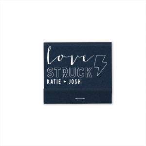 Custom Natural Black 30 Strike Matchbook with Shiny 18 Kt Gold Foil has a Lightening Bolt graphic and is good for use in Birthday, Kid Birthday, Accents themed parties and will make your guests swoon. Personalize your party's theme today.