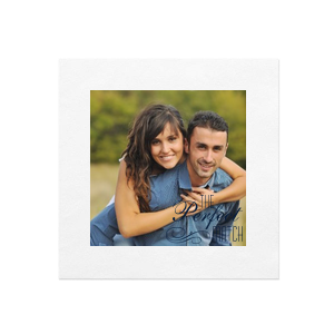 Our custom White Custom Photo Cocktail Napkin with Matte Mimosa Yellow Ink Digital Print Colors has a Flourish 5 graphic and couldn't be more perfect. It's time to show off your impeccable taste.