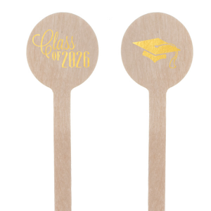 Graduation Cap Stir Stick