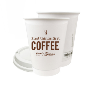 ForYourParty's elegant Matte Chocolate Ink 12 oz Paper Coffee Cup with Matte Chocolate Ink Screen Print will impress guests like no other. Make this party unforgettable.
