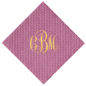 The Fancy Monogram Napkin transforms a simple guest towel into a statement of luxurious elegance. Featuring a lavishly flourished monogram, reminiscent of royal insignia, this design exudes posh sophistication and formality. It's an ideal choice for adding a touch of grandeur and elegance to any event, making guests feel like royalty with every use.