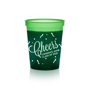 The Cheers Confetti Cup can't be beat. Showcase your style in every detail of your party's theme!