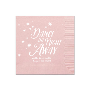 For Your Party's fun Candy Pink Cocktail Napkin with Shiny Fuchsia Imprint Foil has a Starry Night graphic and is good for use in Birthday and Bachelorette parties and will impress guests like no other. Make this party unforgettable.