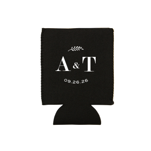 Our custom Black Round Can Cooler with Matte Light Coral Ink Cup Ink Colors are a must-have for your next event—whatever the celebration!