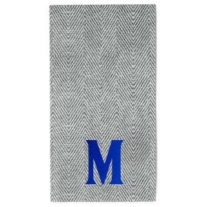 The Monogram Elegance Towel adds a touch of personalized elegance to any setting. Featuring a single, striking initial of the family name, this design is both simple and sophisticated. Ideal for homes or event spaces, it ensures every detail is considered, offering guests a monogrammed symbol of thoughtful hospitality.