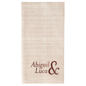Classic Serif Names Napkin