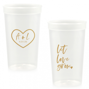 The Carved Heart Cup is good for use in Hearts, Wedding themed parties and will add that special attention to detail that cannot be overlooked.