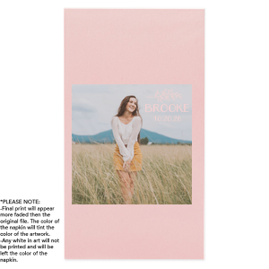 Our beautiful custom White Borderless Custom Photo Cocktail Napkin with Matte Eggplant Ink Digital Print Colors has a Leaf graphic and is good for use in Birthday, Bat Mitzvah, Bar Mitzvah and other clebrations and will look fabulous with your unique touch. Your guests will agree!