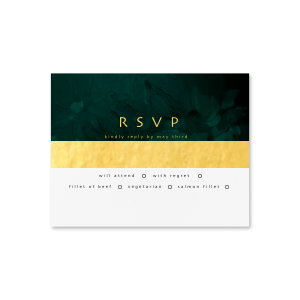The ever-popular Custom Photo Details Card is a Custom Photo Digital Print Design, ShinyGold Imprint Foil Color and is printed on a 115lb Smooth Natural White paper stock and couldn't be more perfect. It's time to show off your impeccable taste.