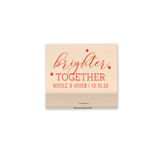 Personalized Linen Denim Classic Matchbox with Shiny 18 Kt Gold Foil has a Sparklesgraphic and a Aztec Pattern graphic and is good for use in Wedding, Engagement and Sparkly themed parties and can be personalized to match your party's exact theme and tempo.