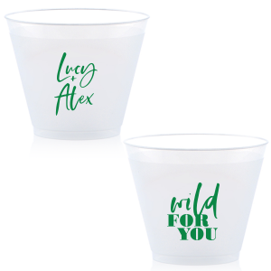Our beautiful custom Matte Plum Ink 9 oz Frost Flex Cup with Matte Plum Ink Cup Ink Colors are a must-have for your next event—whatever the celebration!