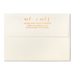 ForYourParty's elegant Shiny Copper A7 Invitation Envelope with Shiny Copper Foil couldn't be more perfect. It's time to show off your impeccable taste.