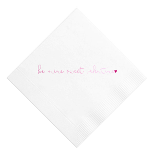 Our beautiful custom White Cocktail Napkin with Shiny Fuchsia Foil will give your party the personalized touch every host desires.