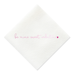 Our beautiful custom White Cocktail Napkin with Shiny Fuchsia Foil will give your party the personalized touch every host desires.