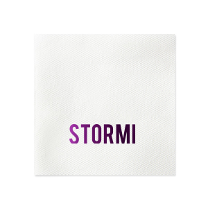 Step into the spotlight with the Bold Block Name Napkin design where your name shines in confident block letters. It's a festive touch to any celebration, turning every table into a shout-out to your special day. Grab this napkin and let's toast to you in style! 
