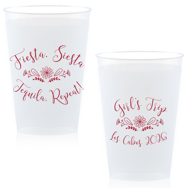 Our beautiful custom 12 oz Frosted Plastic Cup with Matte Lipstick Red Ink Colors has a Sunflower Floral graphic and a a sassy saying and will add that special attention to detail that cannot be overlooked.