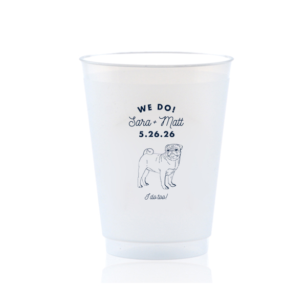 The personalized We Do, I Do Too Cup is good for use in Animals themed parties and will impress guests like no other. Make this party unforgettable.