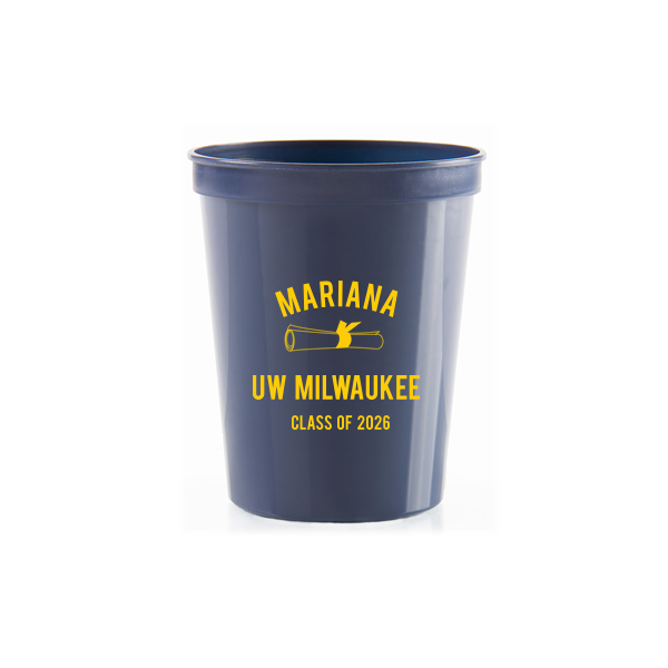 Graduation Diploma Name & Class Cup