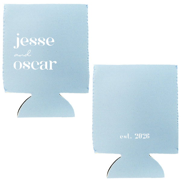 Hinterland Honeymoon Names and Date Can Cooler