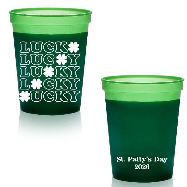 Meet our new Cups with an amazing graphics designed just for you to celebrate with your closest ones! These cups are a fun and functional addition to this St. Patrick's Day celebration, while bringing a Lucky atmosphere and leaving unforgettable moments! 