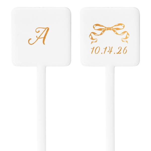 Bow-Tied Date Stir Stick