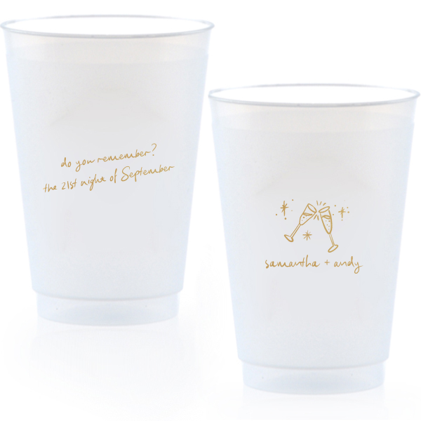 50 The 21st Night of September Wedding Cup - Personalized 20-oz. Frosted Cup (Ink)