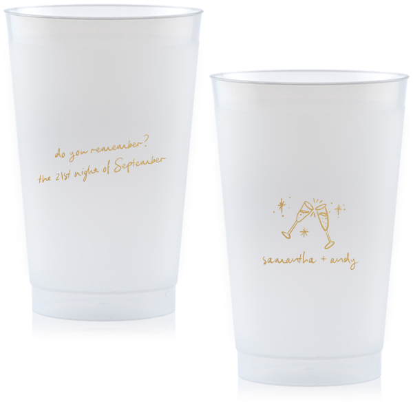 50 The 21st Night of September Wedding Cup - Personalized 24-oz. Frosted Cup (Ink)