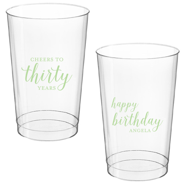 50 Cheers to Years Cup - Personalized Birthday 14-oz. Hard Plastic Cup (Ink)