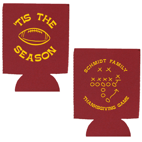 Football Tis the Season Can Cooler