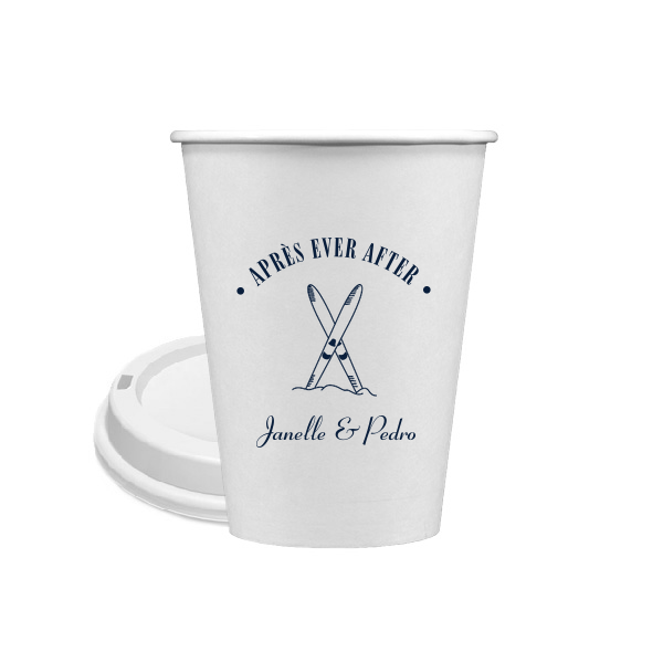 50 Après Ever After Cup - Personalized 12-oz. Single Wall Paper Hot Cup (Ink)