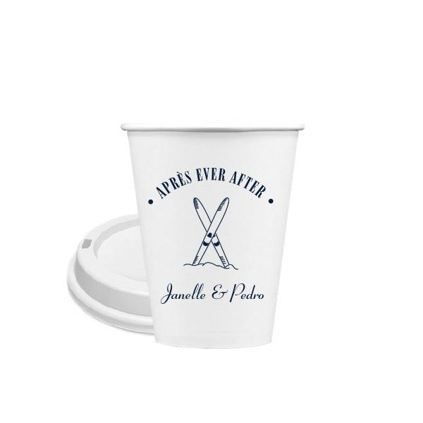 50 Après Ever After Cup - Personalized 8-oz. Single Wall Paper Hot Cup (Ink)