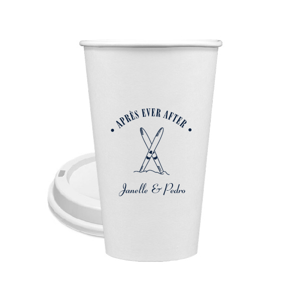 50 Après Ever After Cup - Personalized 16-oz. Single Wall Paper Hot Cup (Ink)