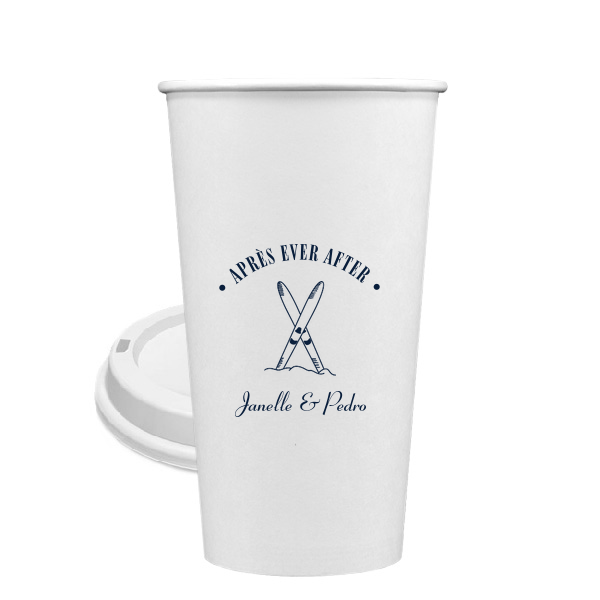 50 Après Ever After Cup - Personalized 20-oz. Single Wall Paper Hot Cup (Ink)
