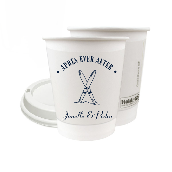 50 Après Ever After Cup - Personalized 8-oz. Double Wall Paper Hot Cup (Ink)