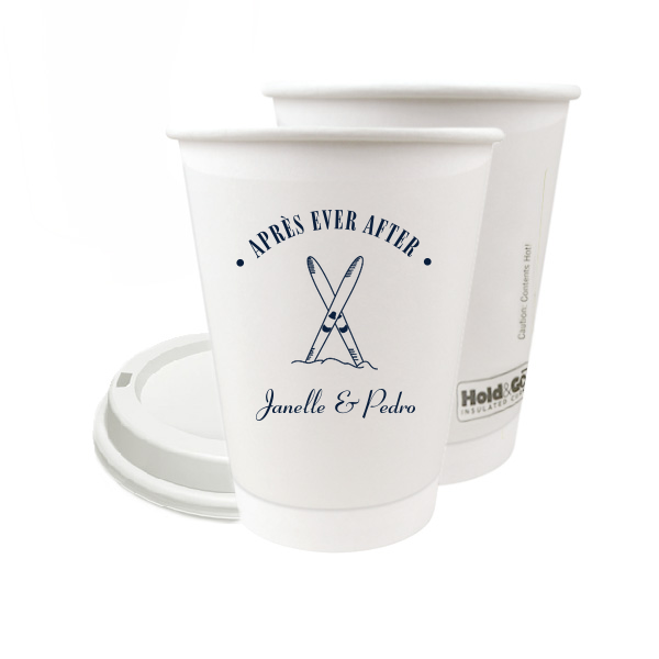 50 Après Ever After Cup - Personalized 12-oz. Double Wall Paper Hot Cup (Ink)