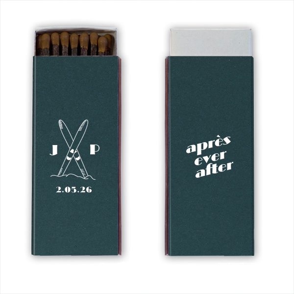 50 Après Ever After Matchbox - Personalized Cigar Matchbox (Foil)