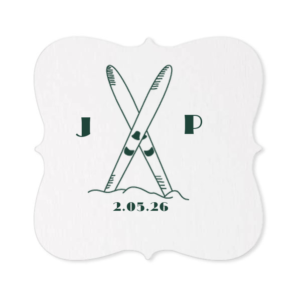 50 Après Ever After Coaster - Personalized Fancy Coaster (Foil)