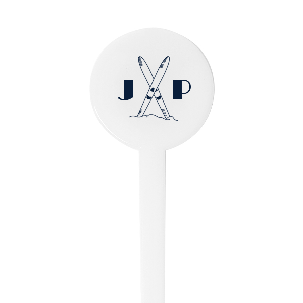 100 Après Ever After Stir Stick - Personalized Round Plastic Stir Stick (Foil)