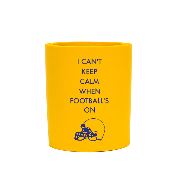 Keep Calm Football Can Cooler